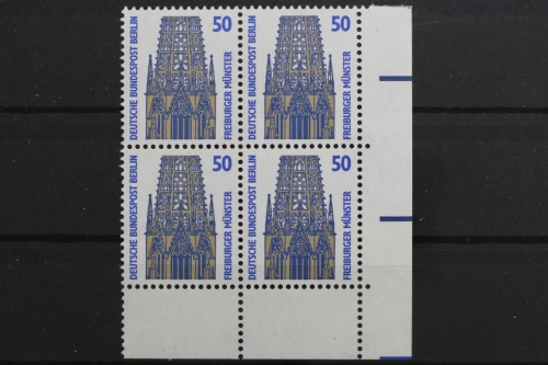 Berlin, MiNr. 794 A, Viererblock, Ecke rechts unten, postfrisch