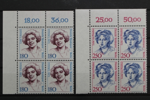 Berlin, MiNr. 844-845, Viererblock, Ecke links oben, postfrisch