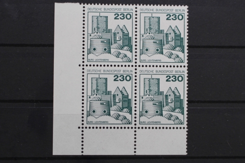 Berlin, MiNr. 590, Viererblock, Ecke links unten, postfrisch