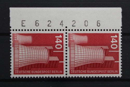 Berlin, MiNr. 504, senkr. Paar, Rand mit BZN, postfrisch
