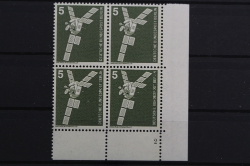 Berlin, MiNr. 494, Viererblock, Ecke re. unten, FN 2, postfrisch