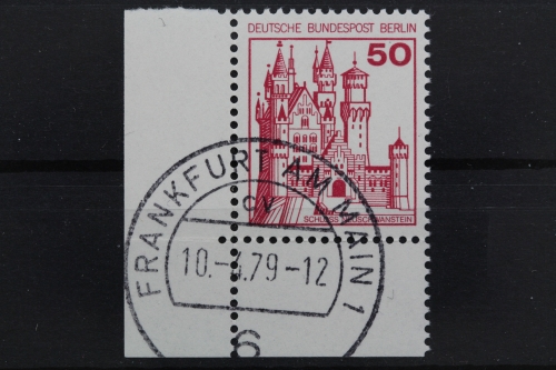 Berlin, MiNr. 536 A, Ecke links unten, gestempelt