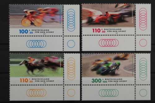Deutschland (BRD), MiNr. 2031-2034, Ecke rechts unten, postfrisch