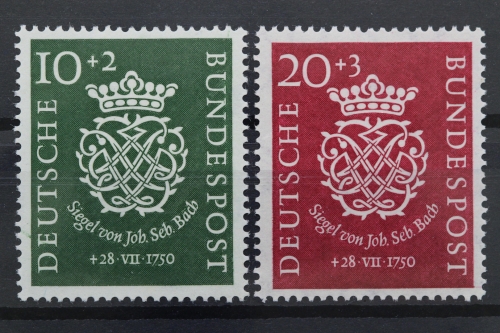 Deutschland (BRD), MiNr. 121-122, Falz