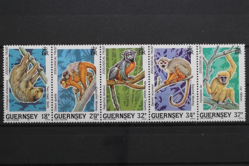 Guernsey, MiNr. 465-469, Fünferstreifen, postfrisch