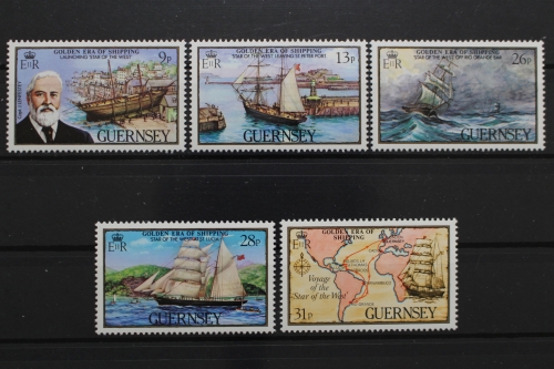Guernsey, Schiffe, MiNr. 274-278, postfrisch