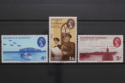 Guernsey, MiNr. 28-30, postfrisch