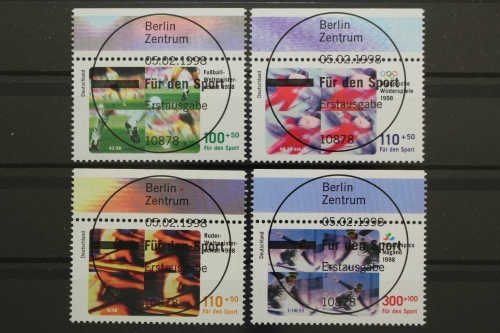 Deutschland (BRD), MiNr. 1968-1971, Oberrand, VS Berlin