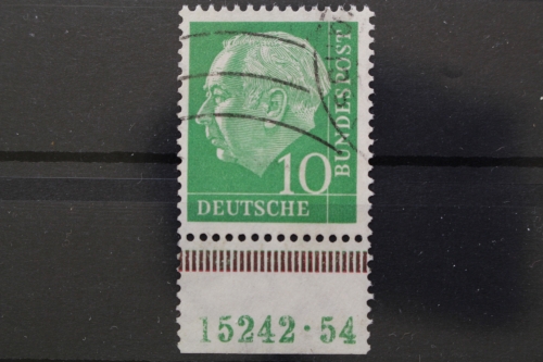 Deutschland, MiNr. 183, Unterrand mit halber HAN 15242.54, gestempelt