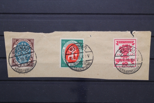 Deutsches Reich, MiNr. 108, 109, 107, Briefstück