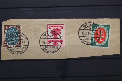 Deutsches Reich, MiNr. 108, 107, 109, Briefstück