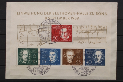 Deutschland (BRD), MiNr. Block 2, Dortmund Gartenschau, EST