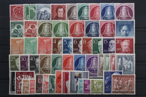 Berlin, MiNr. 71-125, Jahrgänge 1950-1954, postfrisch