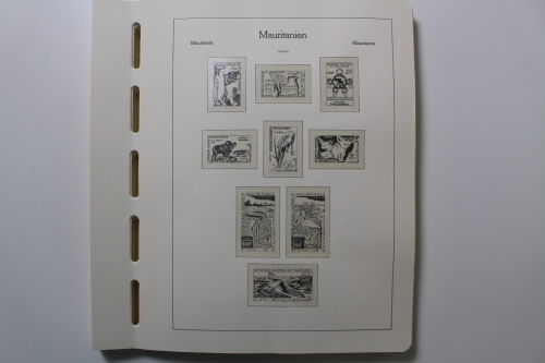 Leuchtturm, Mauretanien 1960-1977 mit Klemmtaschen
