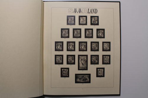 Sieger, Saarland 1947-1959 im schwarzen Binder