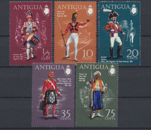 Antigua und Barbuda, MiNr. 251-255, postfrisch
