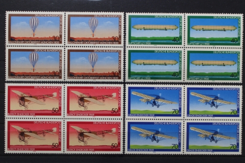 Deutschland (BRD), MiNr. 964-967, Viererblöcke, postfrisch