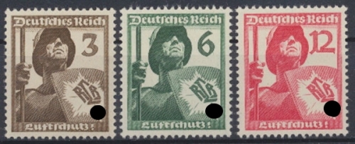 Deutsches Reich, MiNr. 643-645, postfrisch
