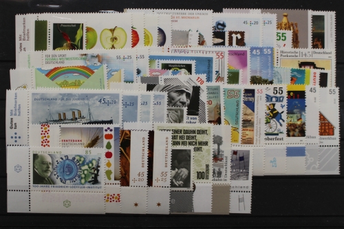 Deutschland, MiNr. 2768-2834, Jahrgang 2010, Ecke li. unten, postfrisch