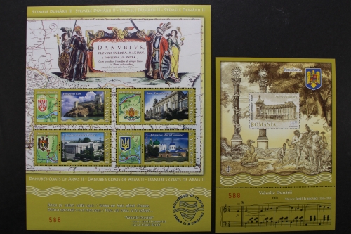 Rumänien, MiNr. Block 479-480 II, postfrisch