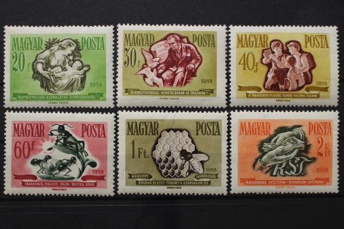 Ungarn, MiNr. 1513-1518 A, postfrisch