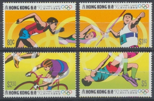 Hongkong, Olympiade, MiNr. 645-648, postfrisch