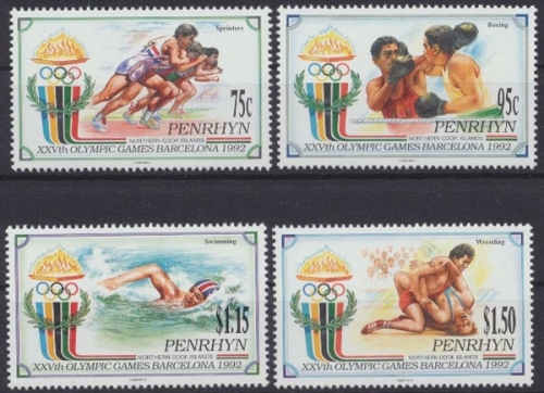 Penrhyn, MiNr. 527-530, postfrisch