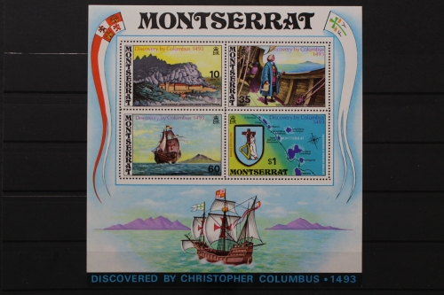 Montserrat, MiNr. Block 3, Schiffe, postfrisch