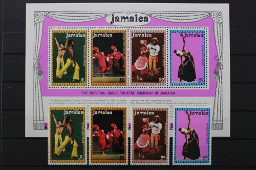 Jamaika, MiNr. 383-386, Block 7, postfrisch