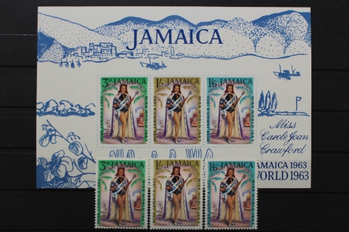 Jamaika, MiNr. 207-209 A, Block 2, postfrisch