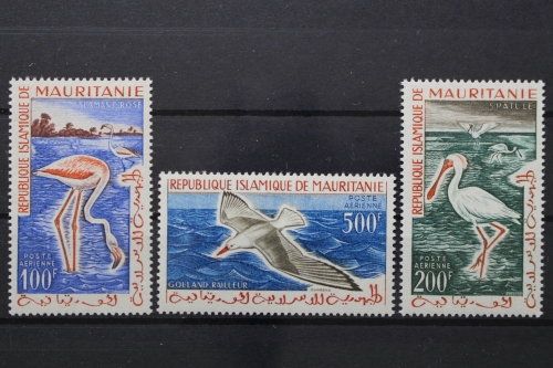 Mauretanien, MiNr. 178-180, Vögel, postfrisch