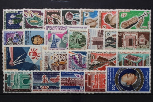 Mauretanien, MiNr. 242-265, Jahrgang 1965, postfrisch
