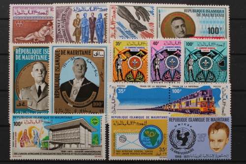 Mauretanien, MiNr. 414-427, Jahrgang 1971, postfrisch