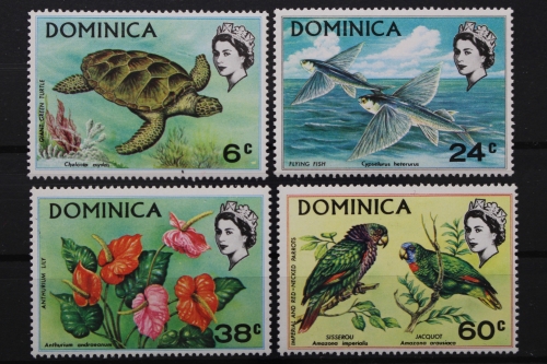 Dominica, Vögel, MiNr. 296-299, postfrisch