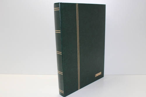 Lindner, Einsteckbuch Standard, 32 schwarze Seiten, grün