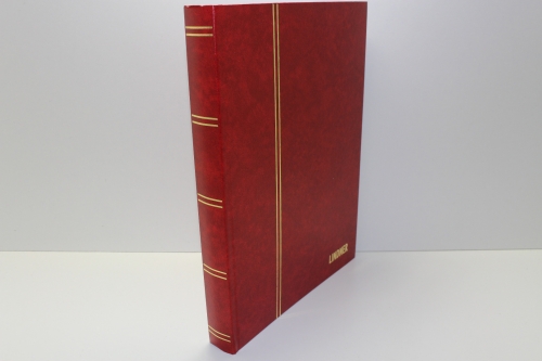 Lindner, Einsteckbuch Standard, 32 schwarze Seiten, rot