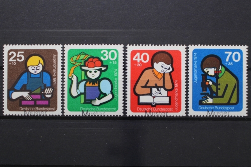 Deutschland (BRD), MiNr. 800-803, Muster, postfrisch
