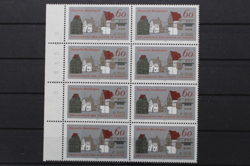 Deutschland, MiNr. 1084, 8er Block, li. Rand mit BZN, postfrisch