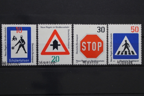 Deutschland (BRD), MiNr. 665-668, Muster, postfrisch