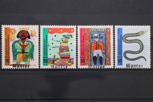 Deutschland (BRD), MiNr. 660-663, Muster, postfrisch