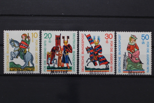 Deutschland (BRD), MiNr. 612-615, Muster, postfrisch