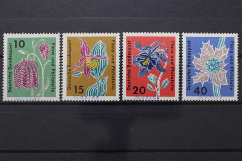 Deutschland (BRD), MiNr. 392-395, Muster, Falz