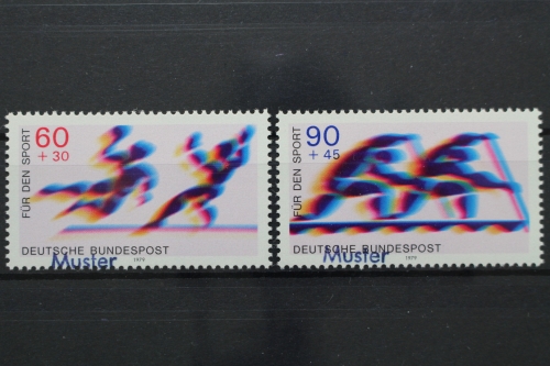 Deutschland (BRD), MiNr. 1009-1010, Muster, postfrisch