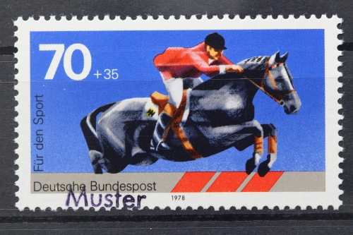 Deutschland (BRD), MiNr. 968, Muster, postfrisch