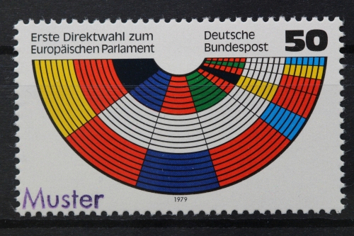 Deutschland (BRD), MiNr. 1002, Muster, postfrisch