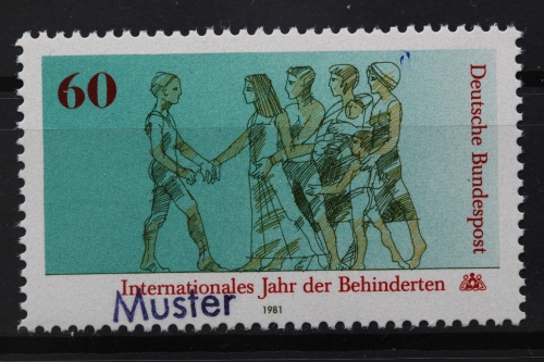 Deutschland (BRD), MiNr. 1083, Muster, postfrisch