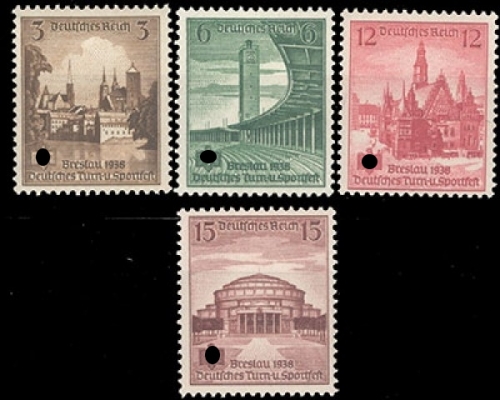 Deutsches Reich, MiNr. 665-668, postfrisch
