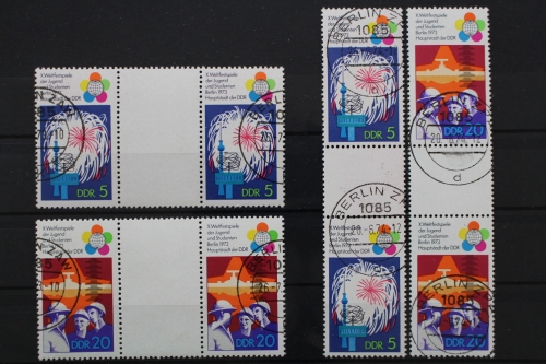 DDR, MiNr. WZ 17- SZ 20, gestempelt