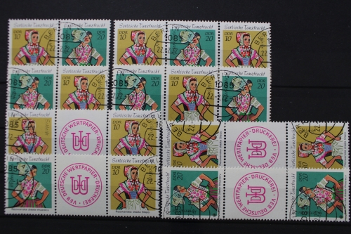 DDR, MiNr. W 8 - SZ 15 II ohne I, gestempelt