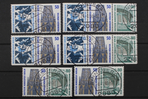 Berlin, MiNr. W 83 - W 88, gestempelt